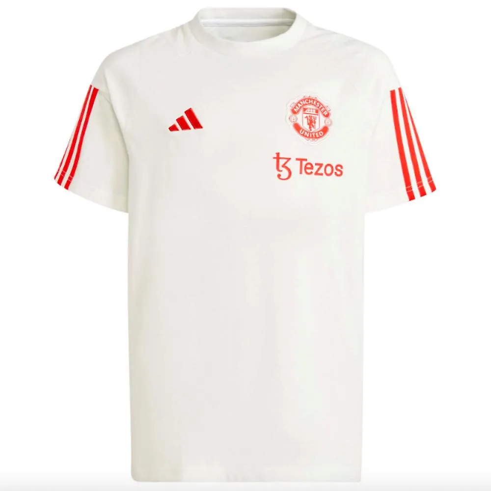 20232024 MAN UTD TRAINING TEE (BLANCO)  NIñOS