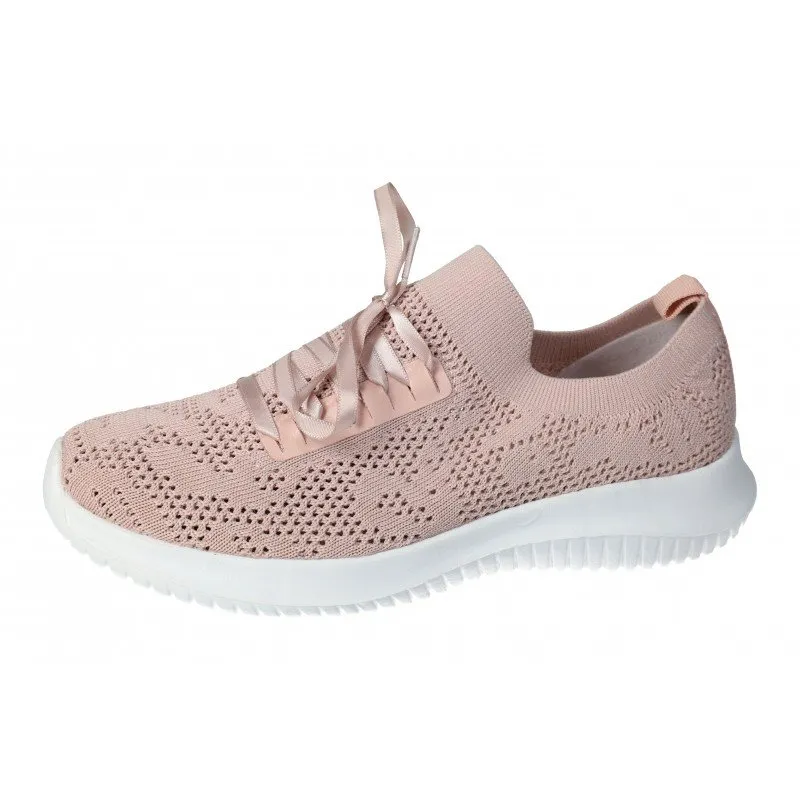 23M252 Deportiva con cintas color ROSA