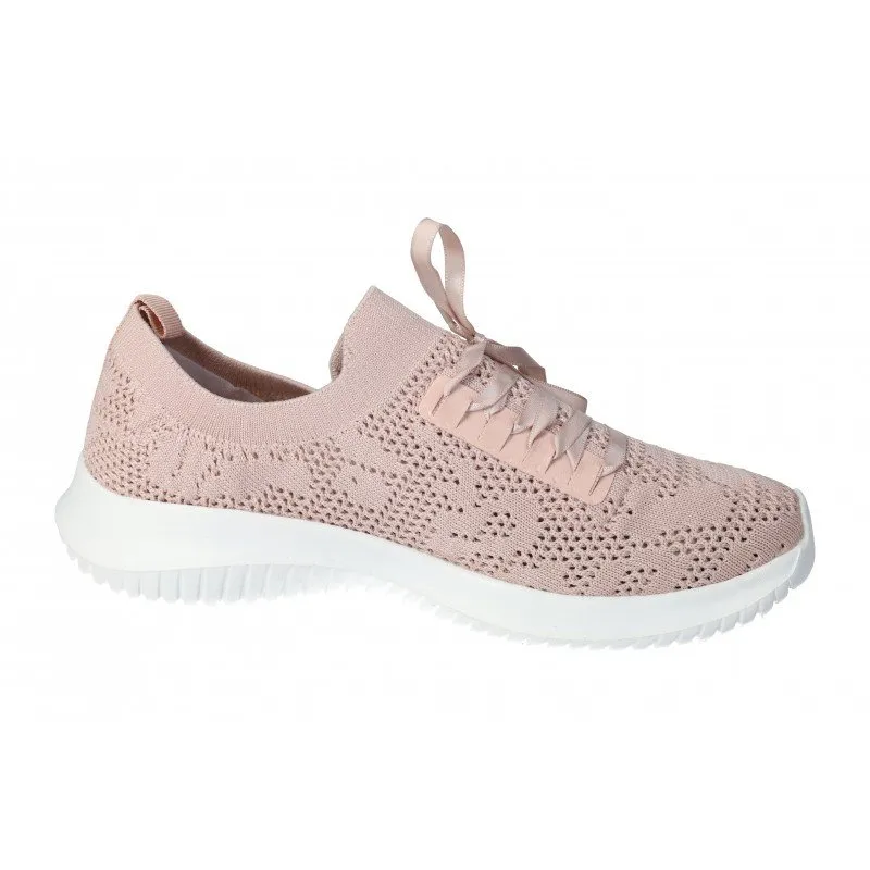 23M252 Deportiva con cintas color ROSA