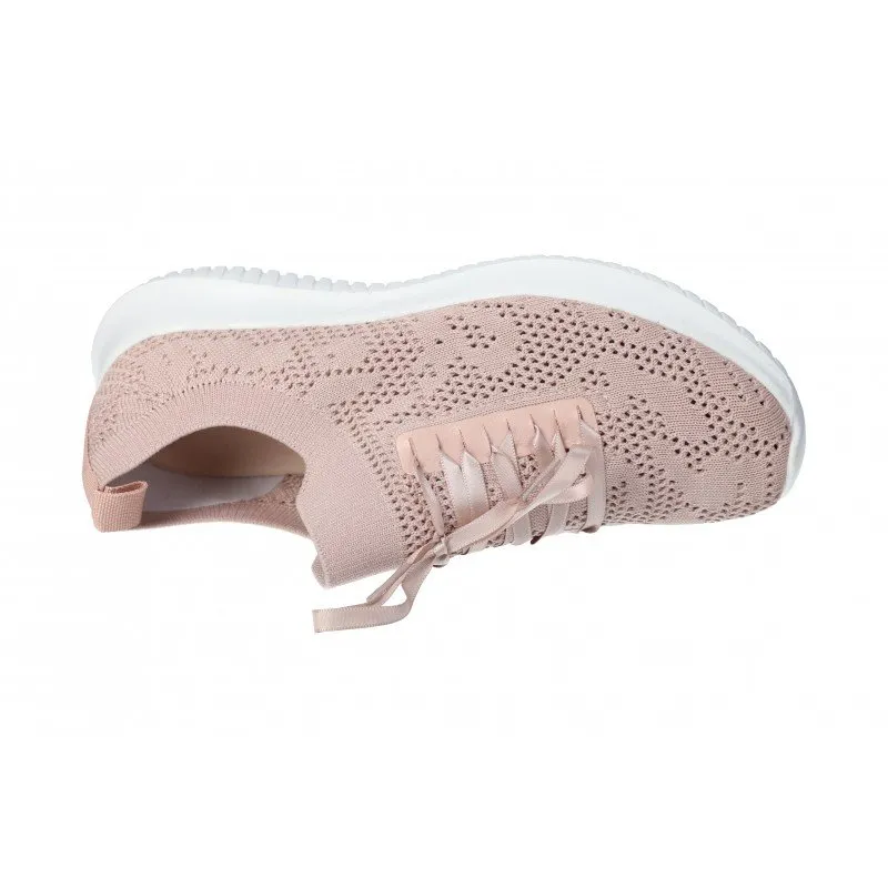 23M252 Deportiva con cintas color ROSA
