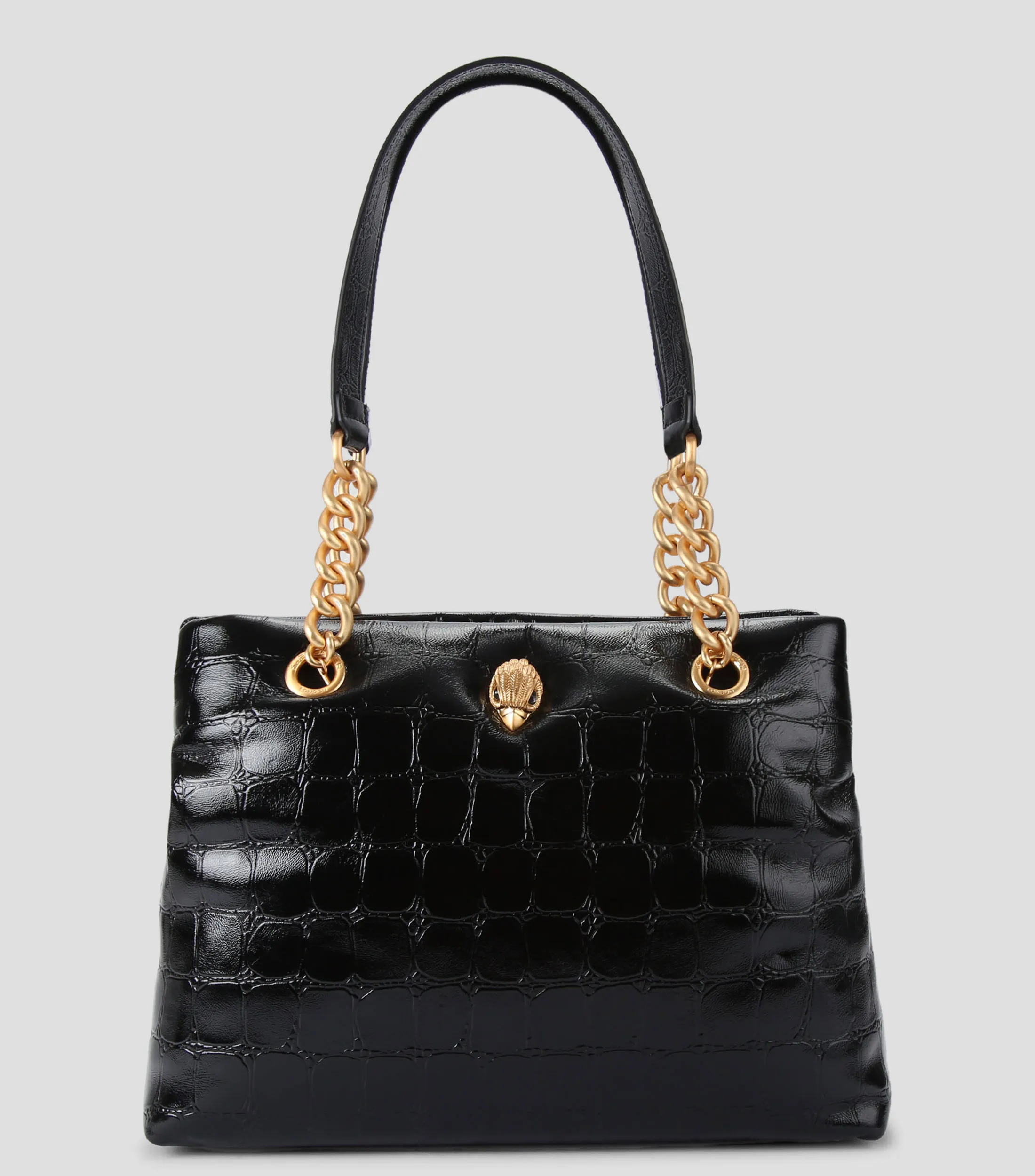 9355_Kurt Geiger Bolsa Tote en piel vacuna Kensington con águila Mujer