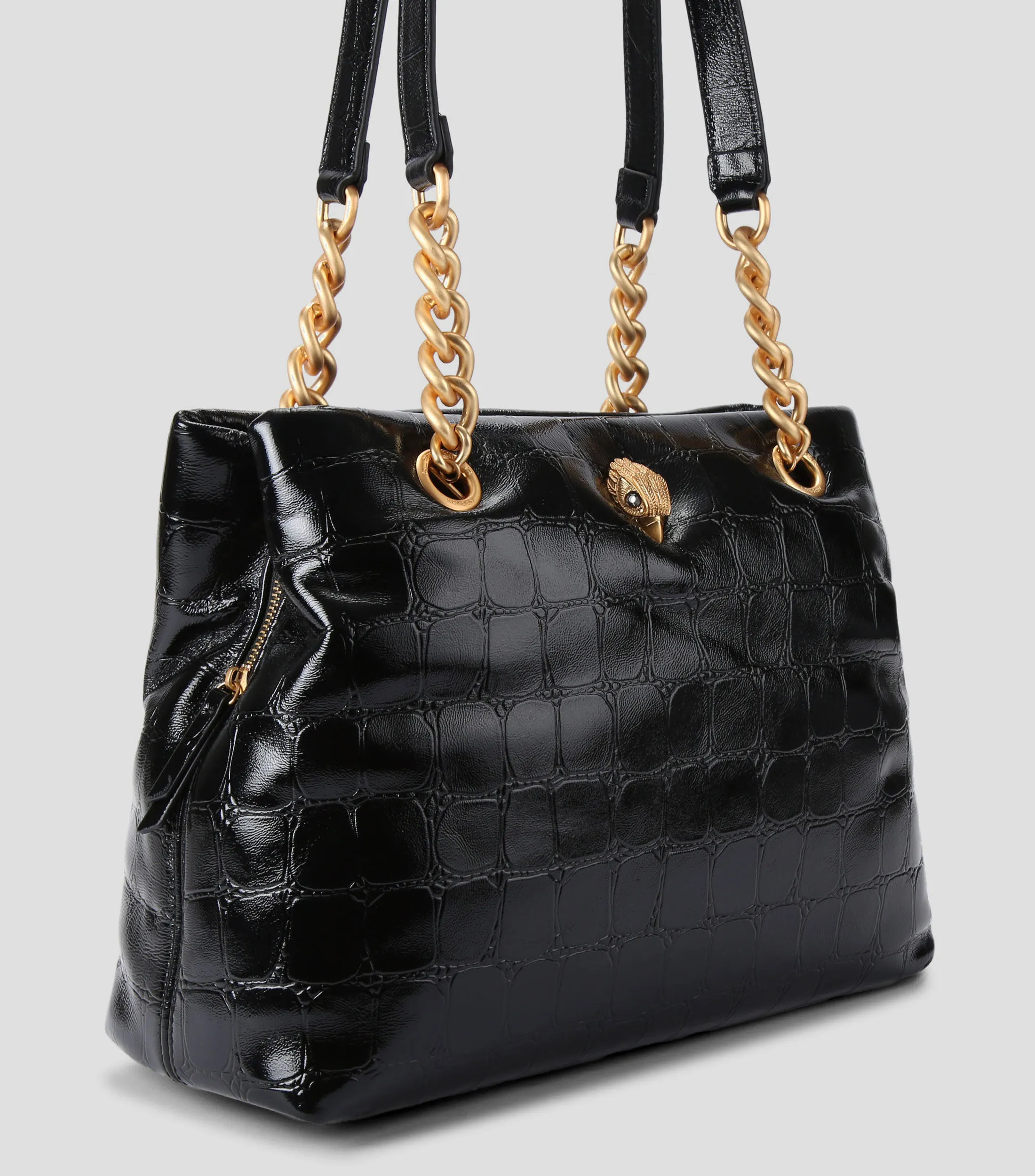 9355_Kurt Geiger Bolsa Tote en piel vacuna Kensington con águila Mujer