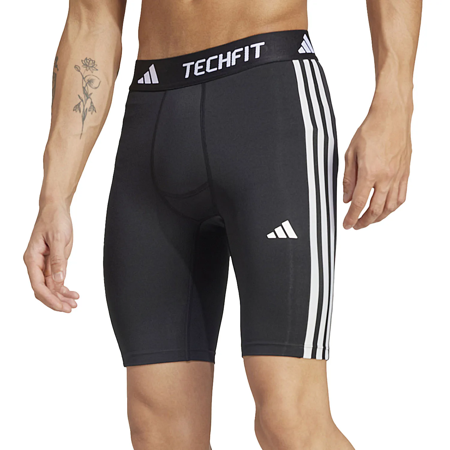 adidas Techfit Compression 3 Stripes 7in Mallas Cortas