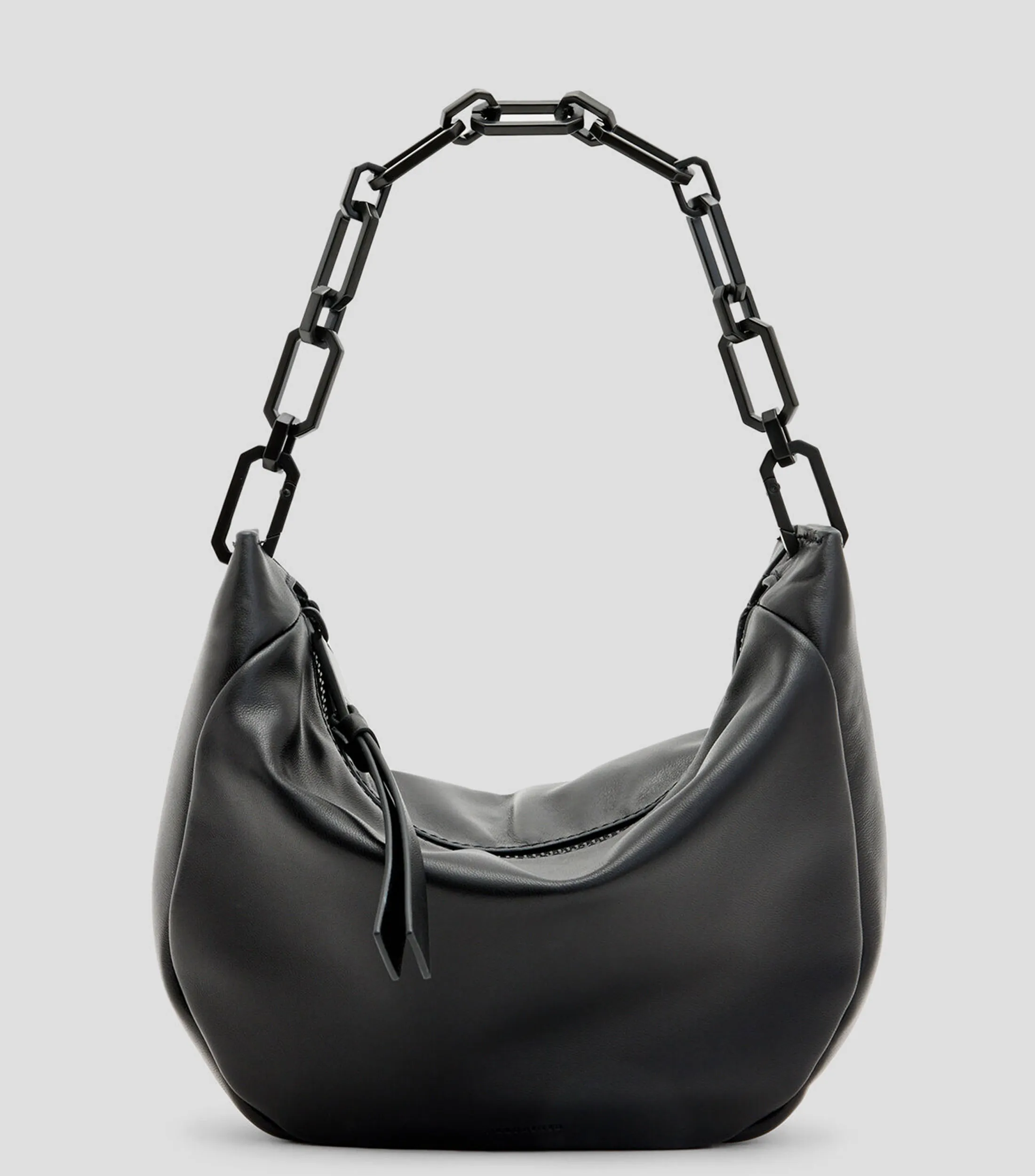 AllSaints Bolso Hobo liso en piel Mujer