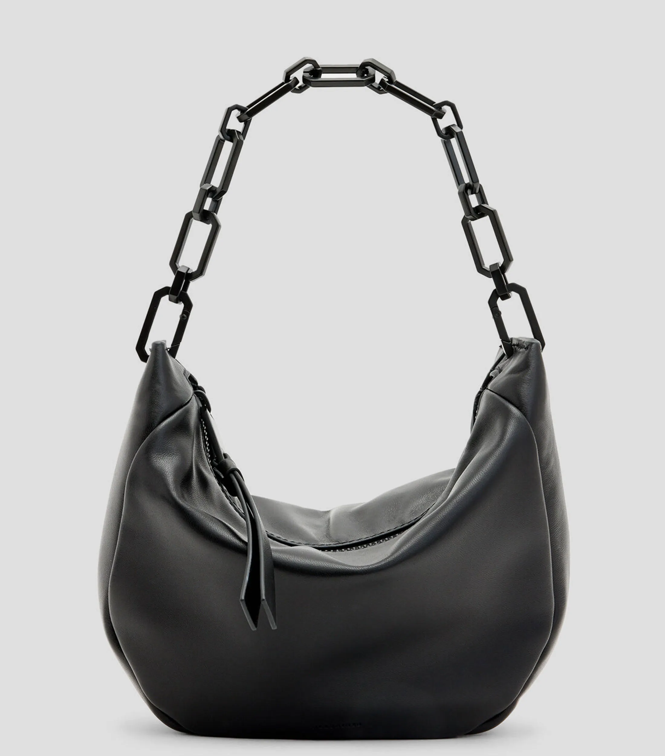 AllSaints Bolso Hobo liso en piel Mujer