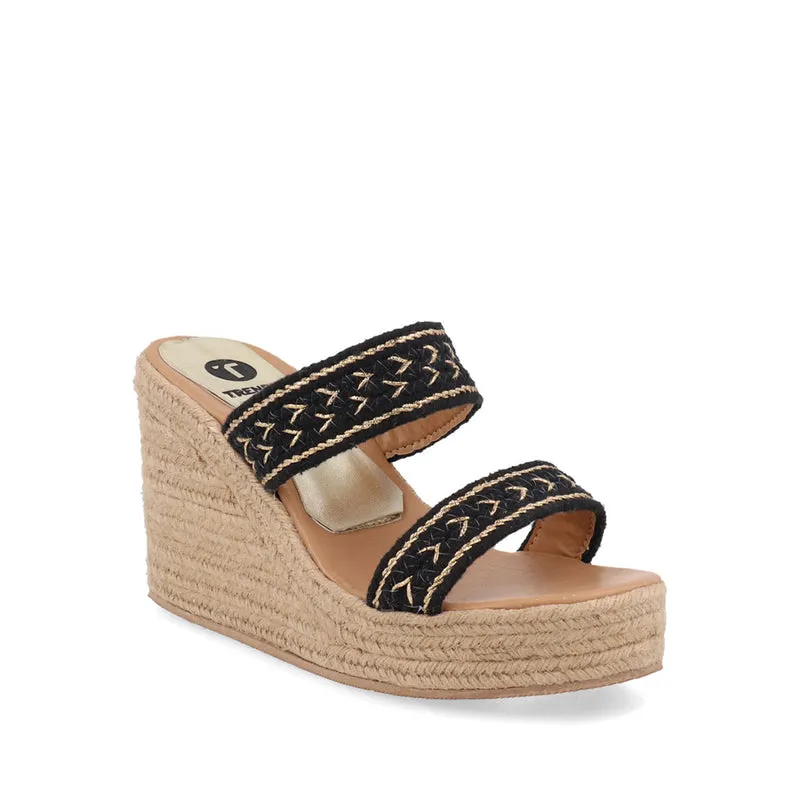 Alpargata Casual Trender color Negro para Mujer
