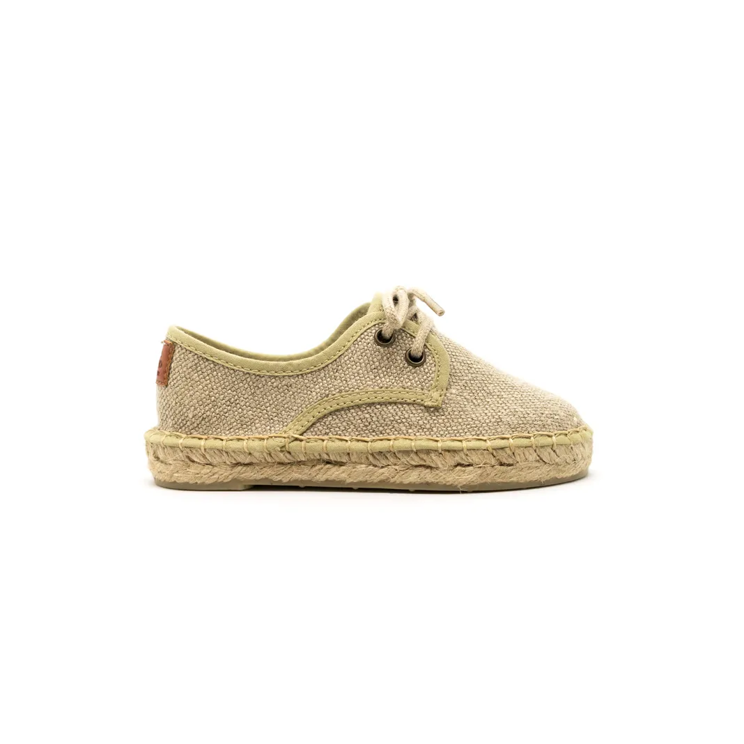 Alpargata Pablo Kids Lino Natural