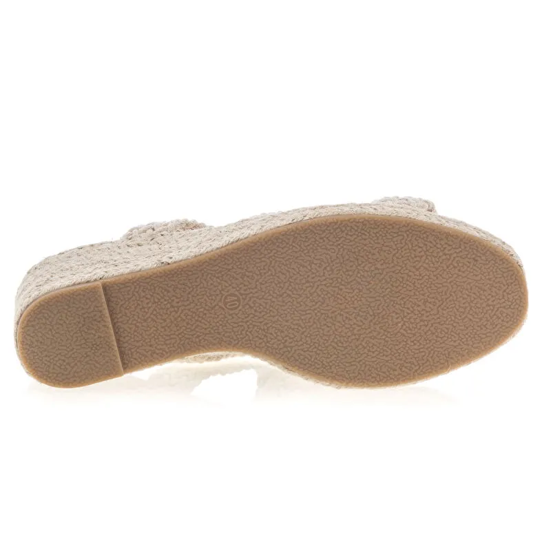Alpargatas / suela de cuerda mujer blanco