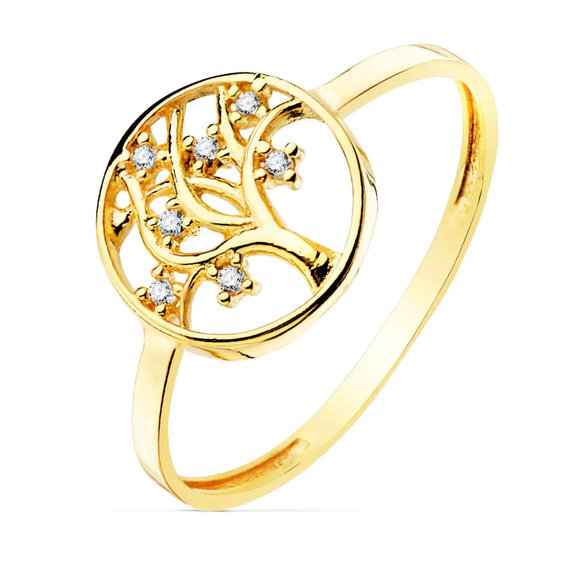 Anillo Oro Árbol de la Vida