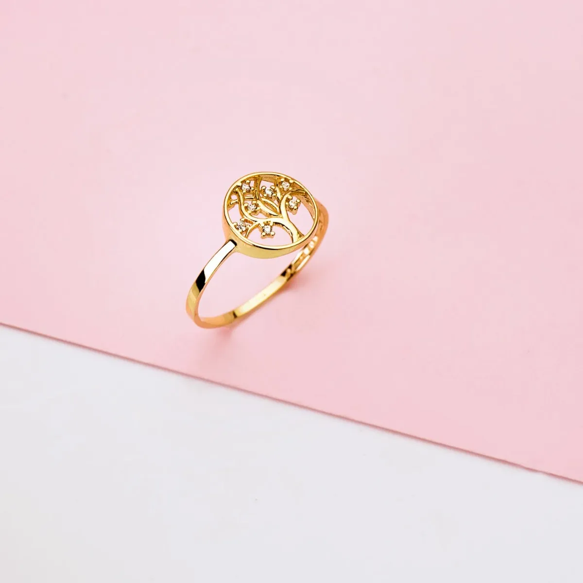 Anillo Oro Árbol de la Vida
