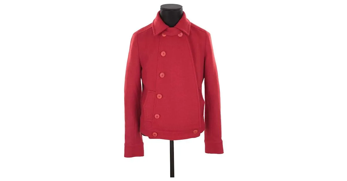 Apc Chaqueta de lana Roja 