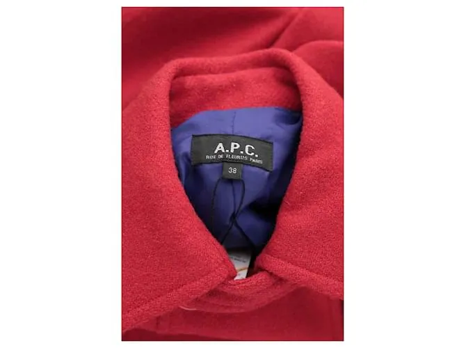 Apc Chaqueta de lana Roja 