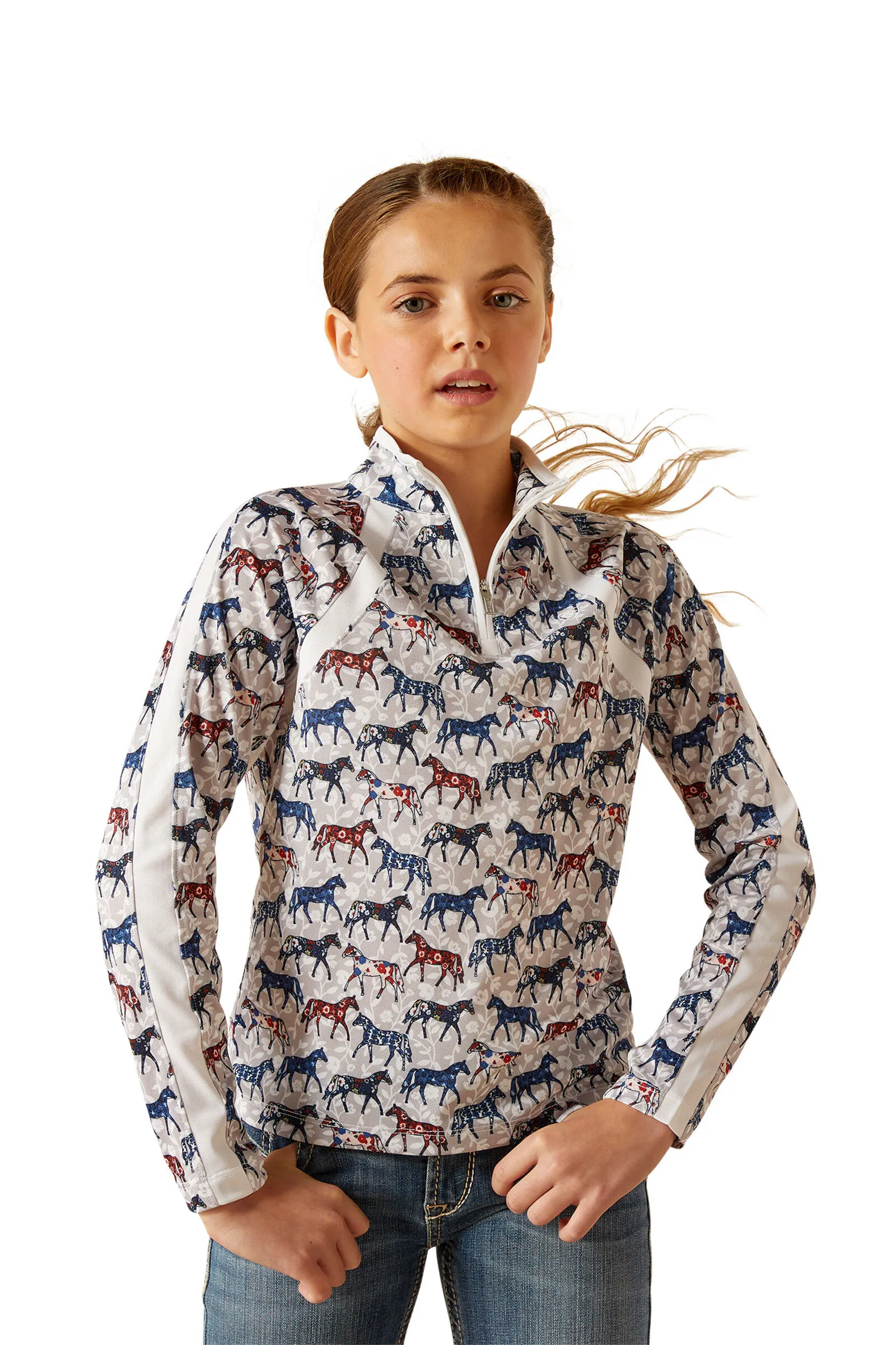 Ariat Juvenil Sunstopper 3.0 Baselayer de Manga Larga