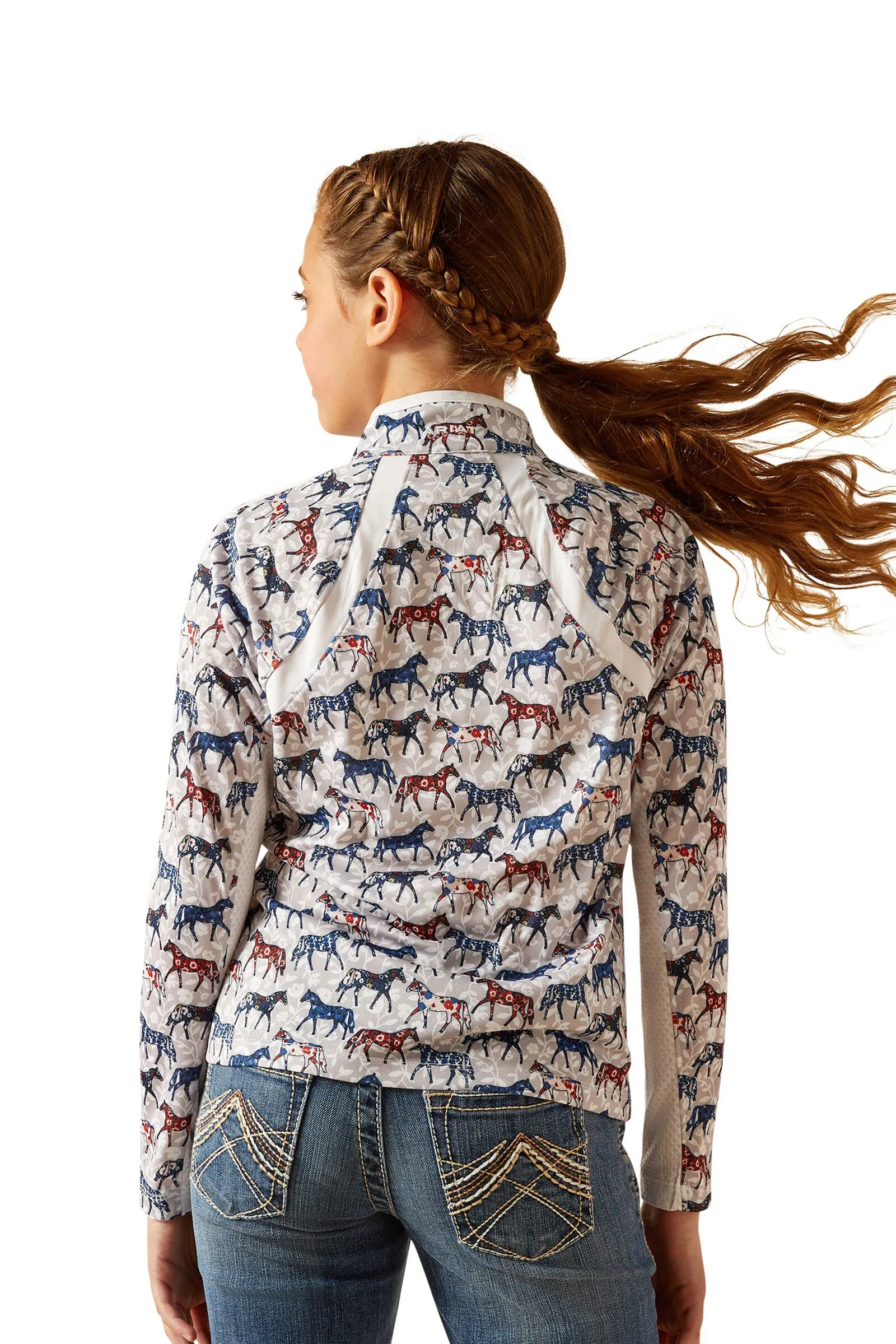 Ariat Juvenil Sunstopper 3.0 Baselayer de Manga Larga