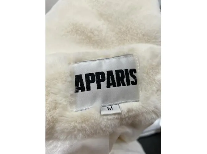 Autre Marque APPARIS Abrigos T.Piel sintética internacional M Blanco 