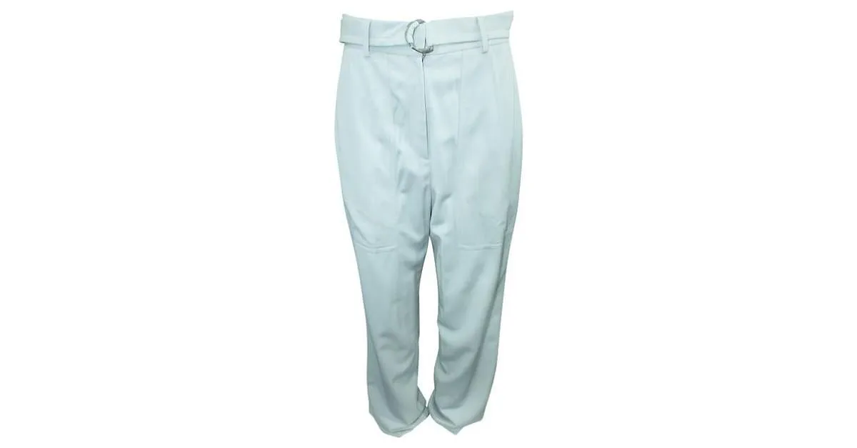Autre Marque DISEÑADOR CONTEMPORÁNEO Pantalón Gris Claro 