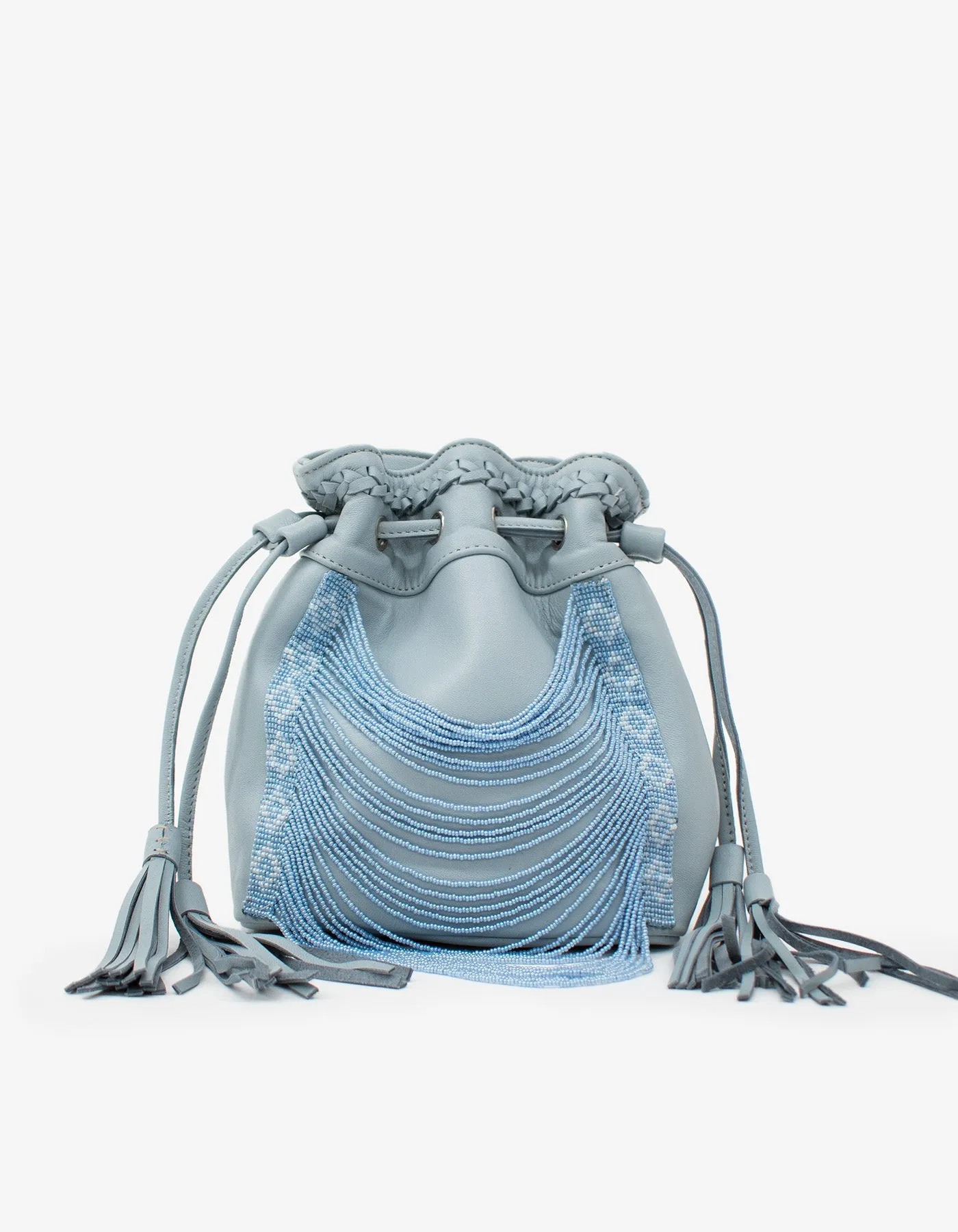 Beaded Bucket Bag