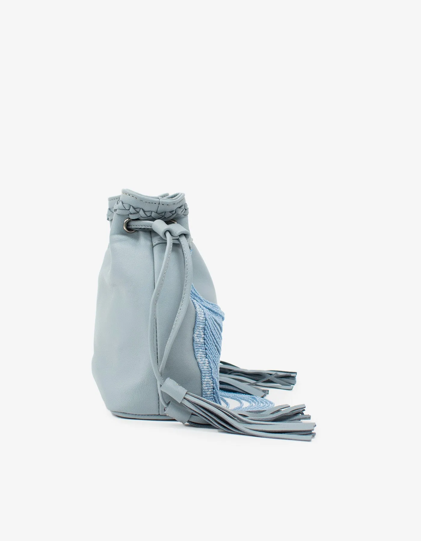 Beaded Bucket Bag