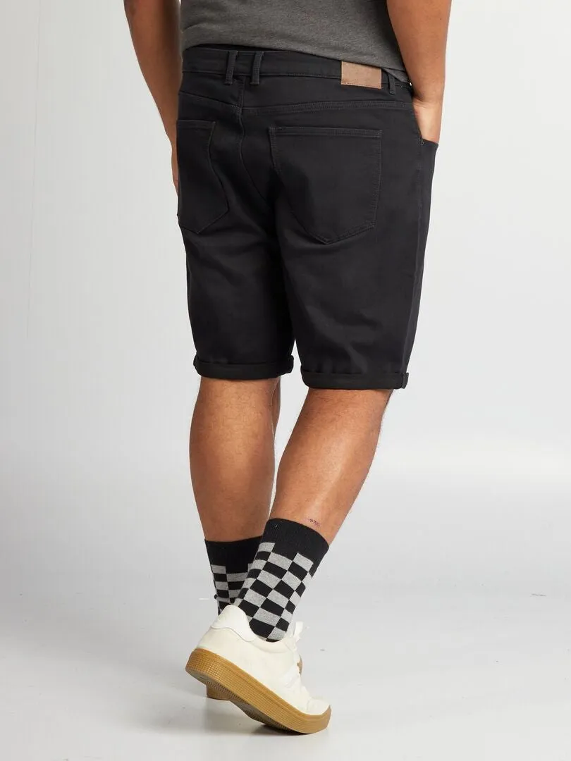 BERMUDAS VAQUERAS  NEGRO