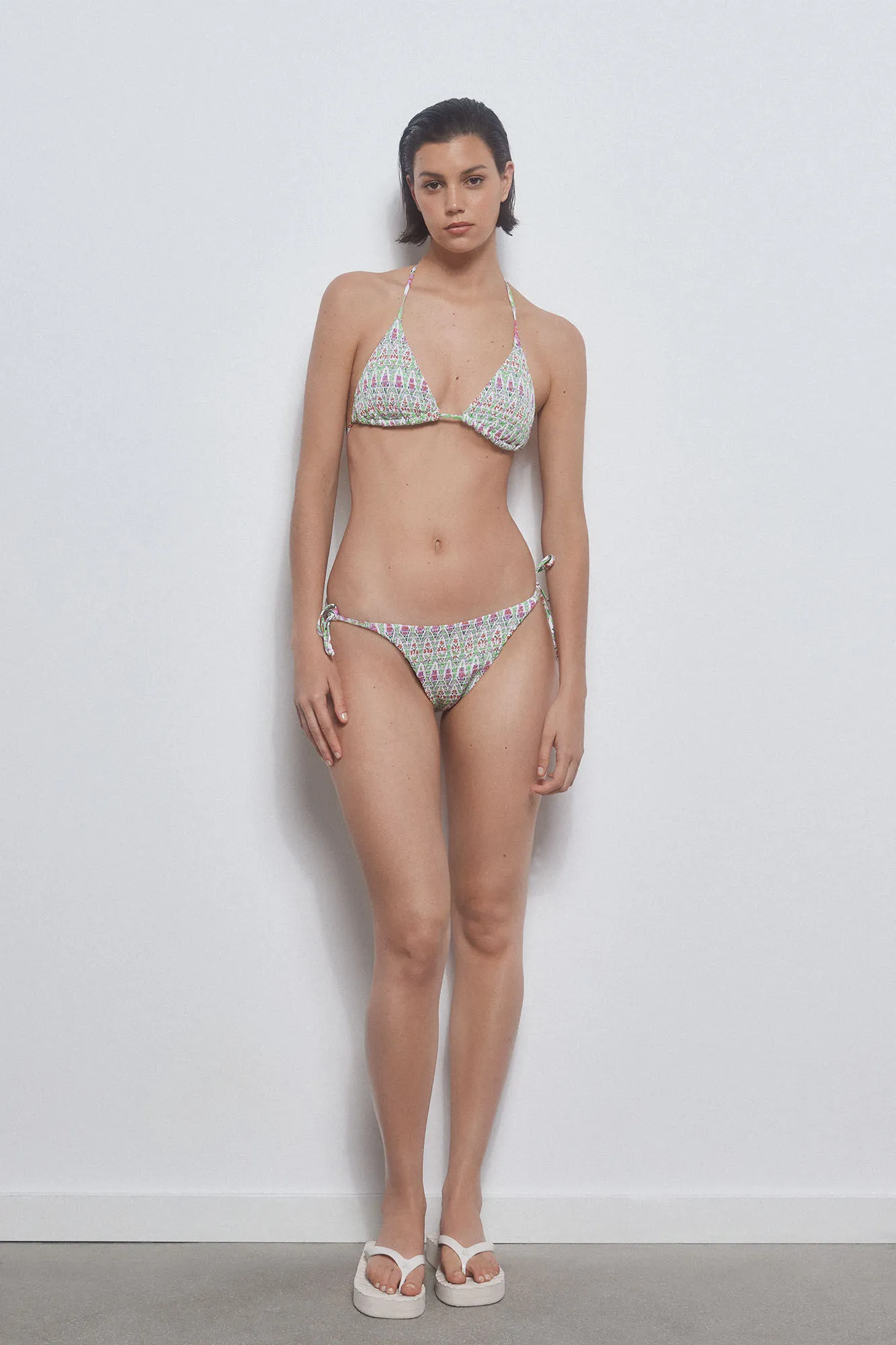 Bikini estampado floral smock