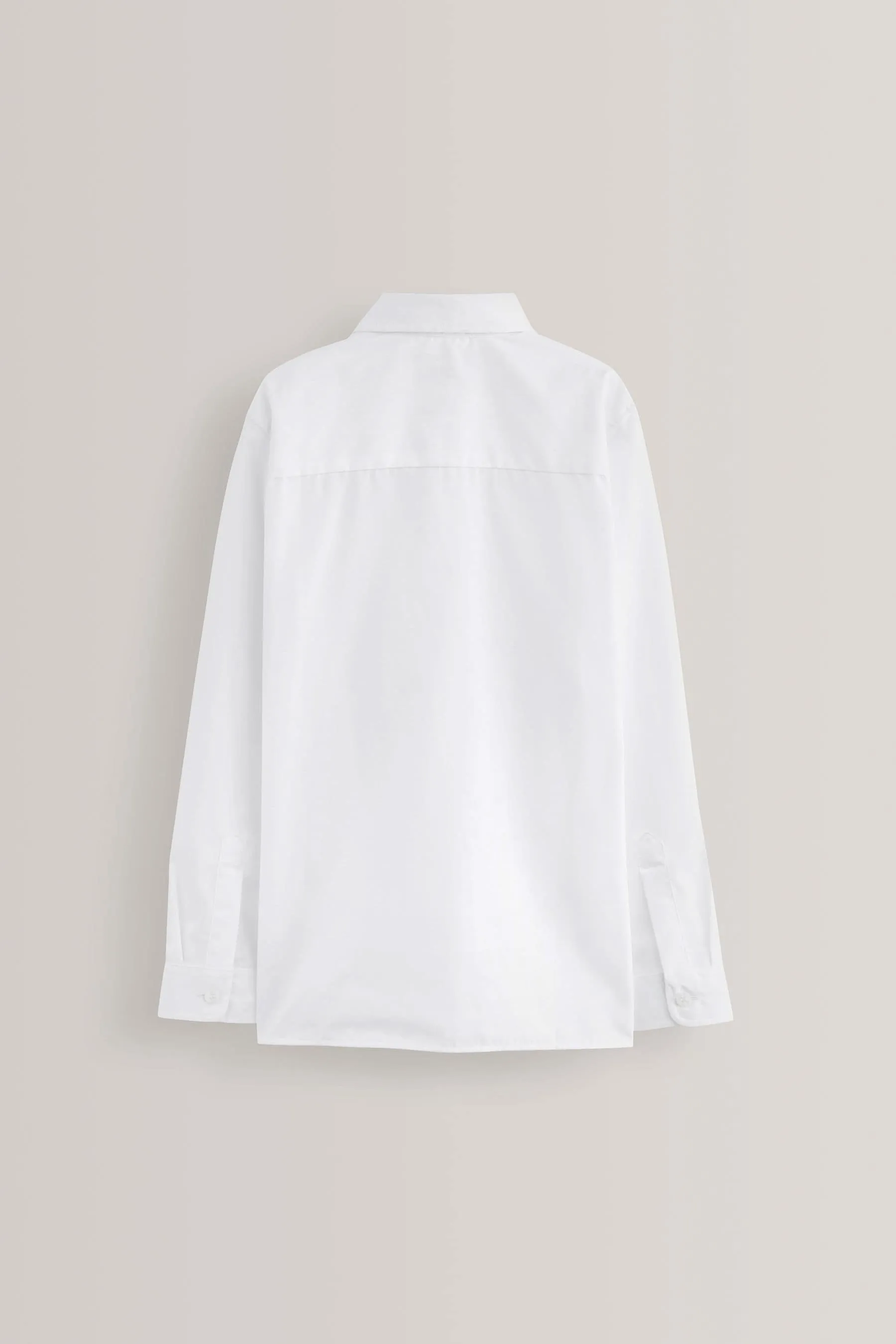 BLANCO  PACK DE 2 CAMISAS ESCOLARES FORMALES DE MANGA LARGA (317 AñOS)