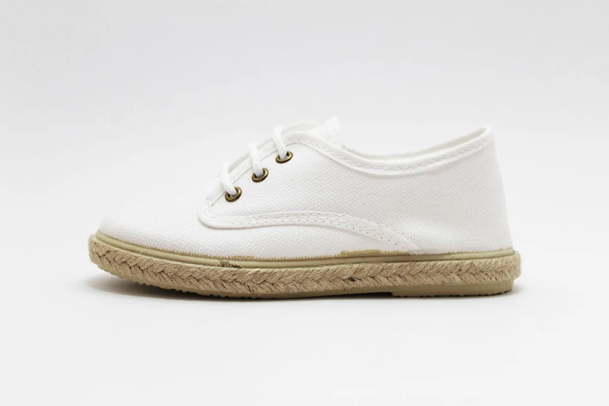 Blucher lona suela alpargata niño