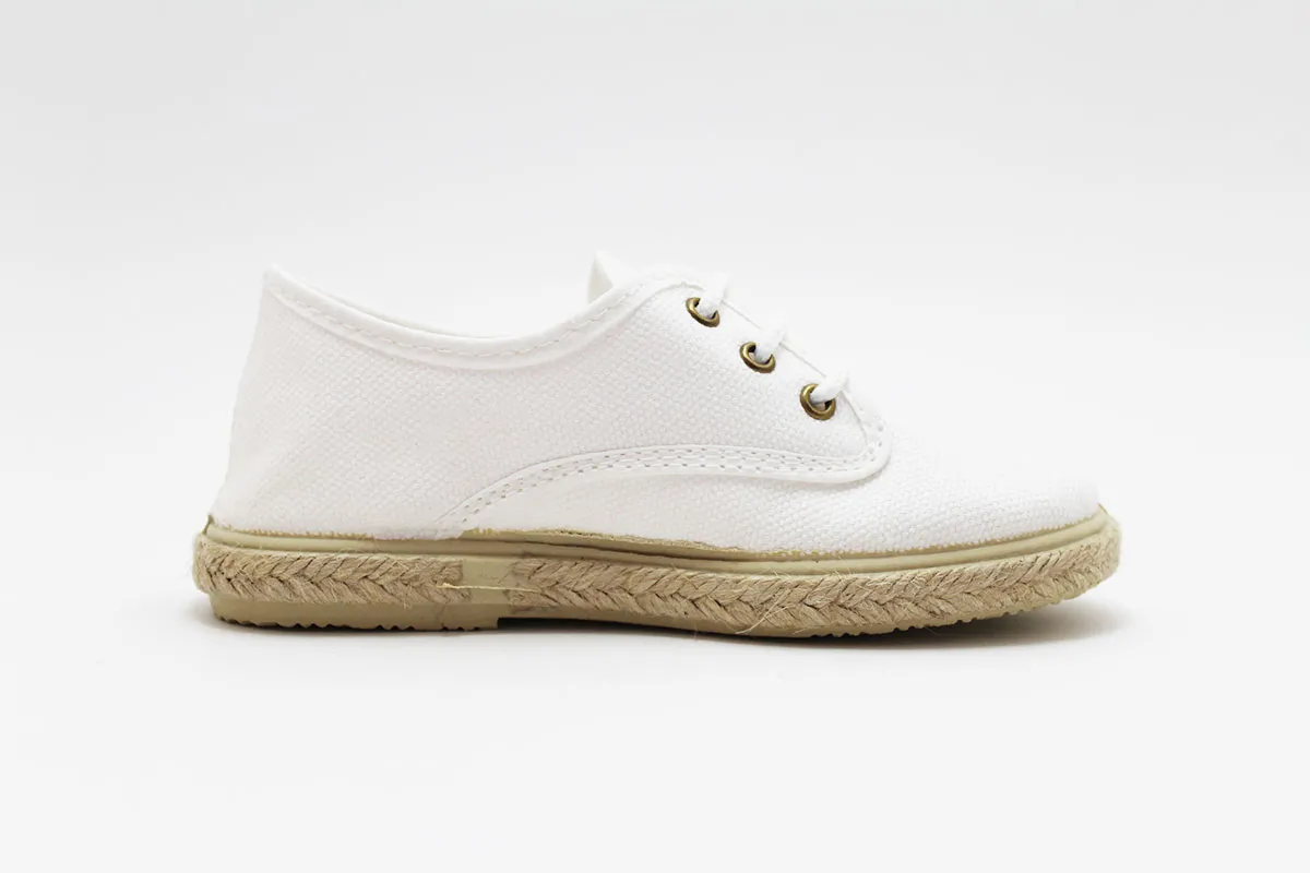 Blucher lona suela alpargata niño