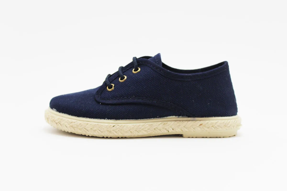 Blucher lona suela alpargata niño