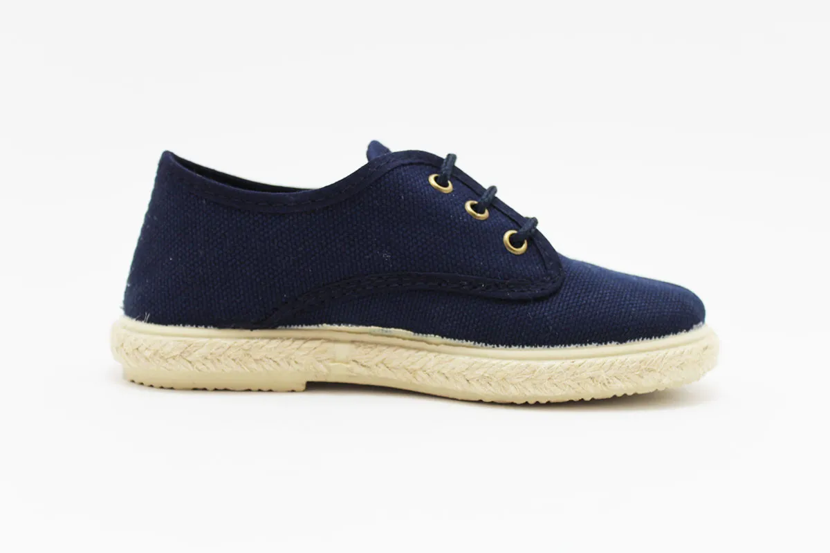 Blucher lona suela alpargata niño