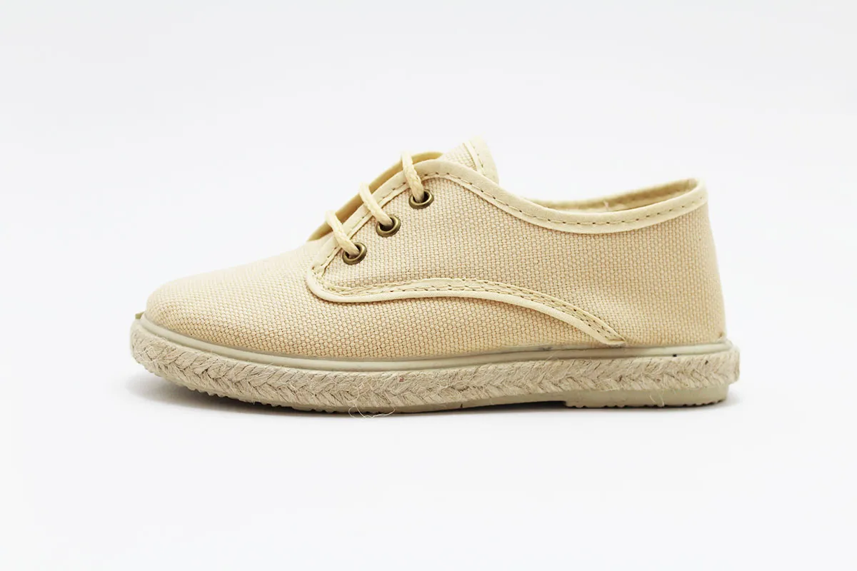 Blucher lona suela alpargata niño