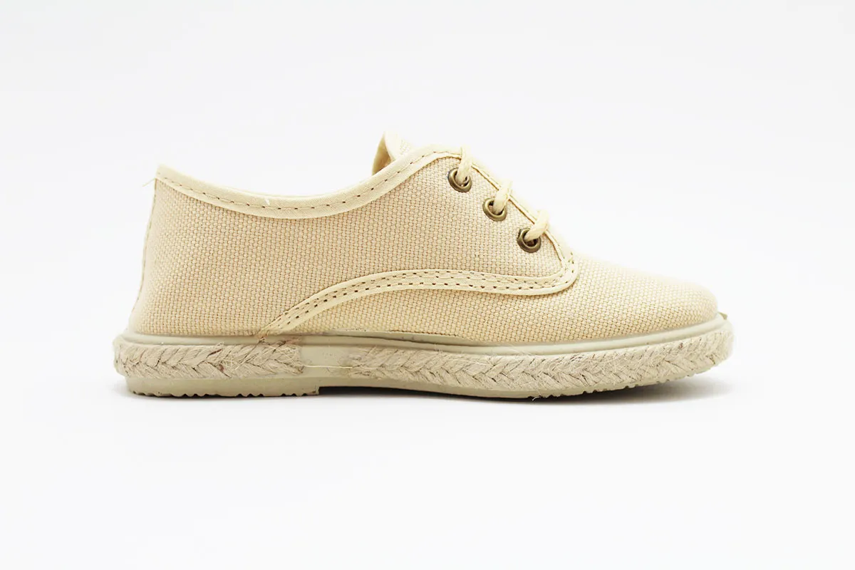 Blucher lona suela alpargata niño