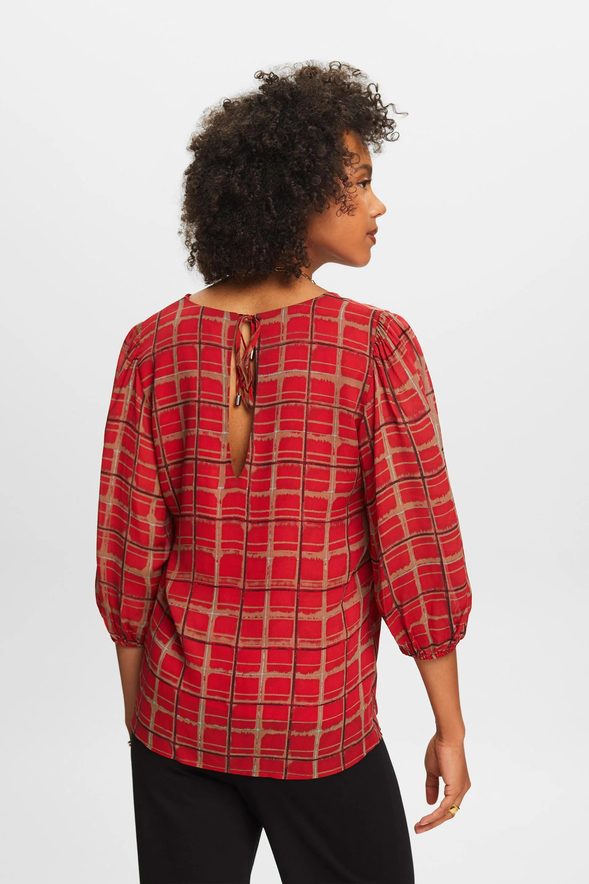 Blusa con estampado, LENZING™ ECOVERO™