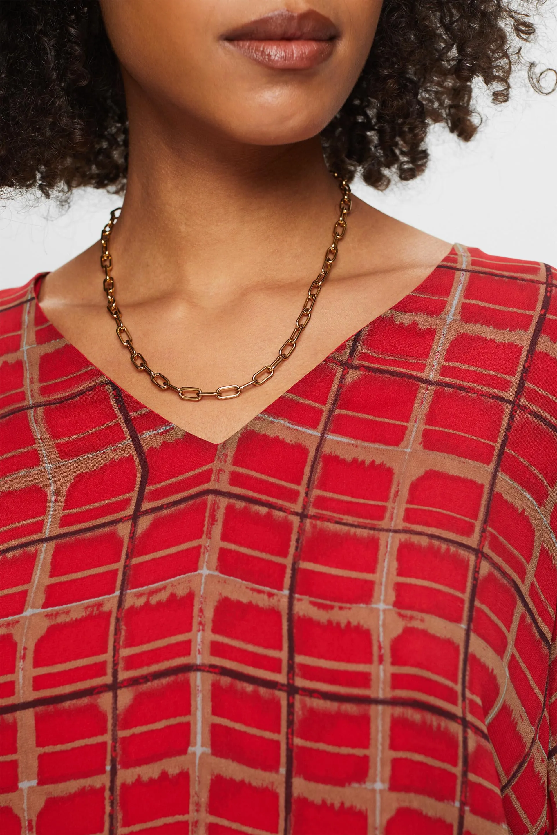 Blusa con estampado, LENZING™ ECOVERO™