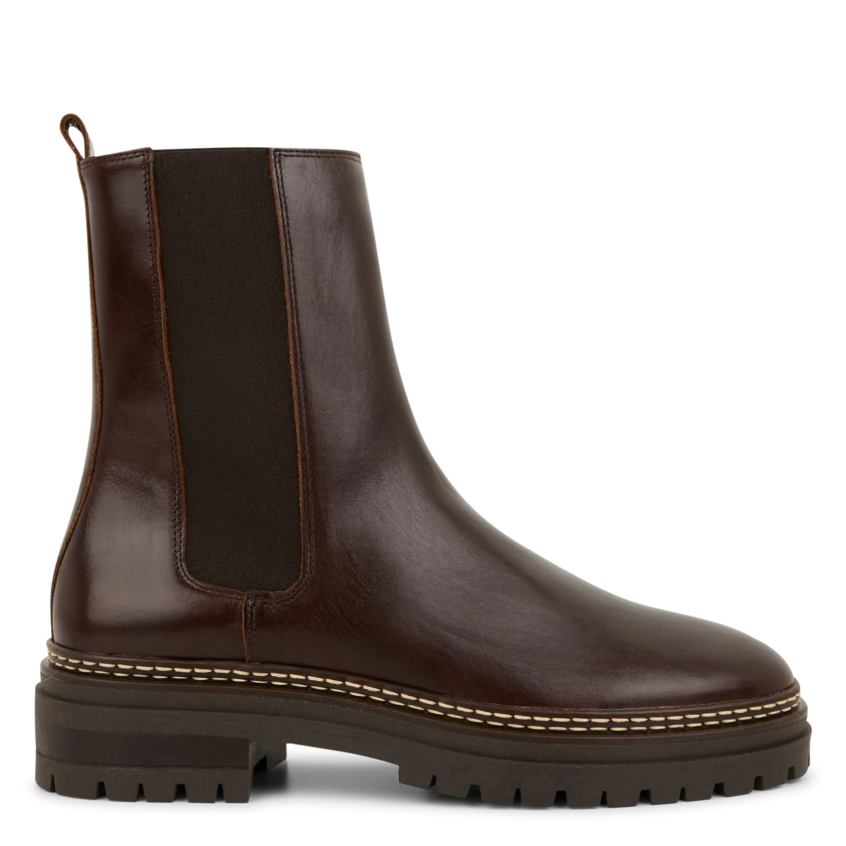 BOBBIES CLOVER  BOTINES DE CUERO EN MARRON