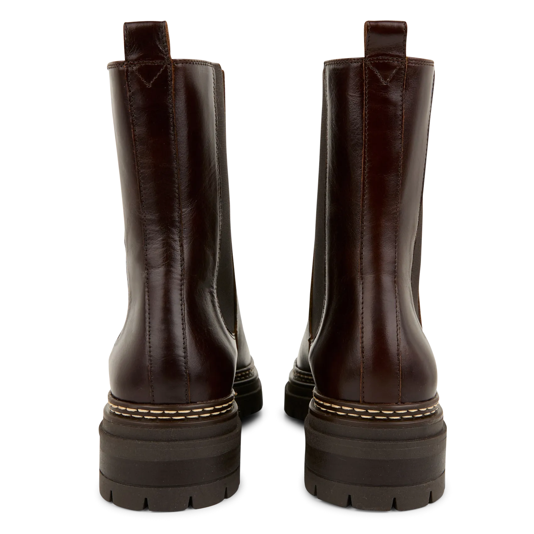BOBBIES CLOVER  BOTINES DE CUERO EN MARRON