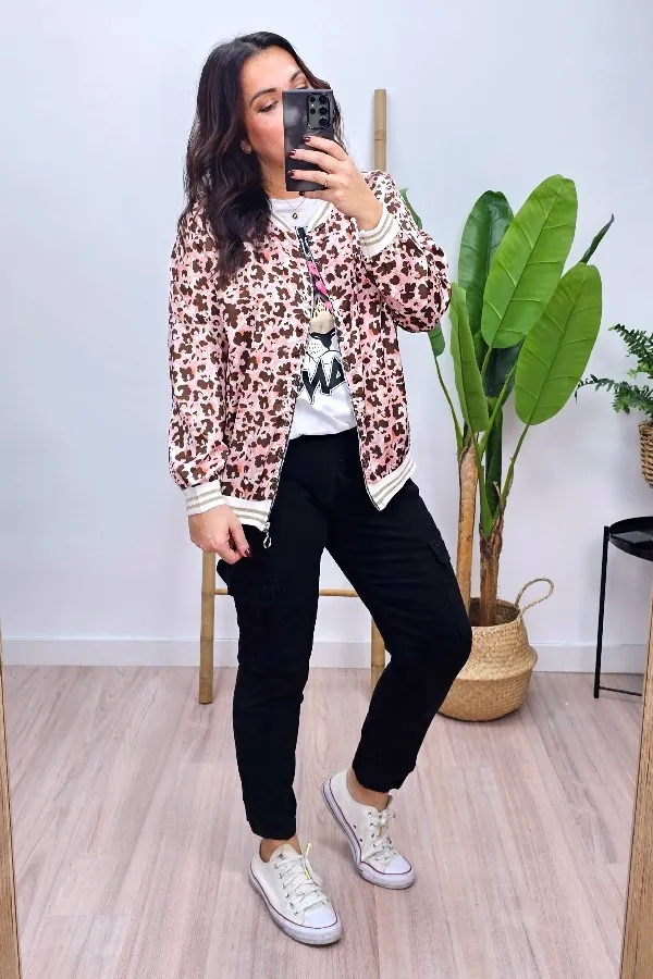 Bomber Spring Rosa