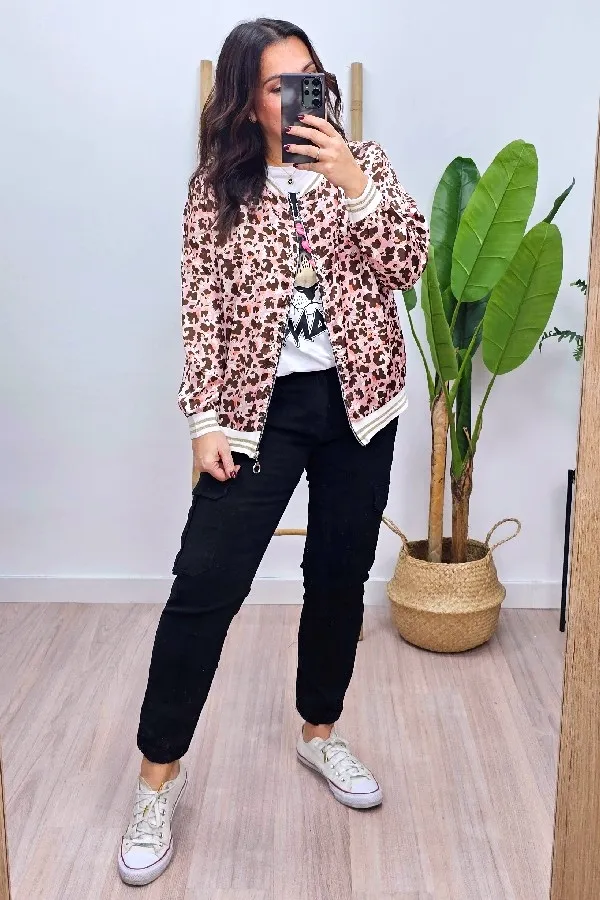 Bomber Spring Rosa