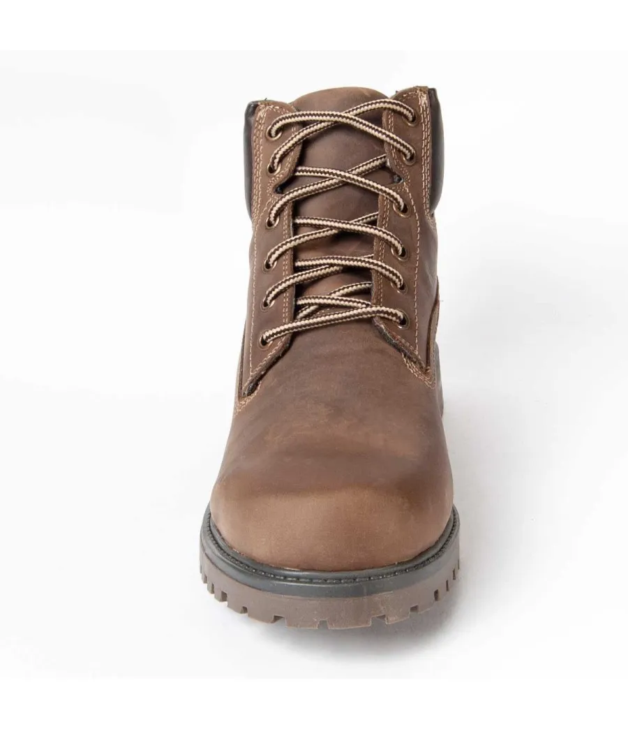 Bota De Piel Para Hombre.  Purapiel  Botiel2  98971