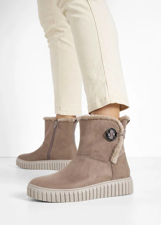 Botas de s.Oliver Marrón grisáceo
