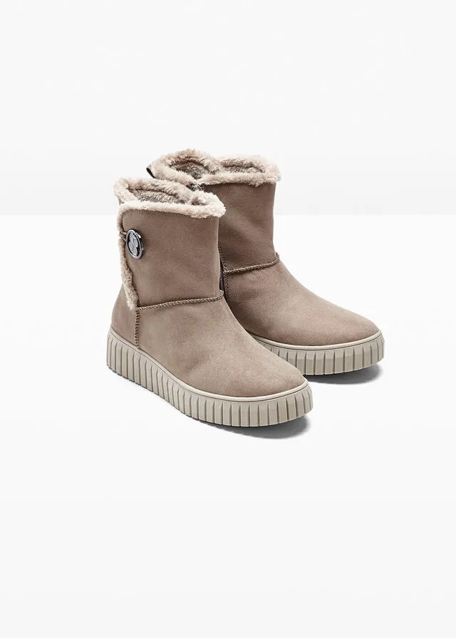 Botas de s.Oliver Marrón grisáceo