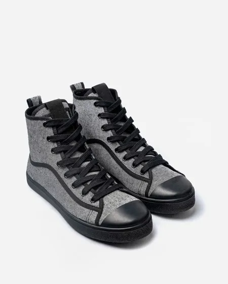 Botas Negras Veganas Para Mujer Y Hombre LEONARDO LARGE NEGRO