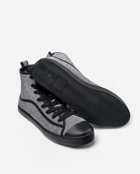 Botas Negras Veganas Para Mujer Y Hombre LEONARDO LARGE NEGRO