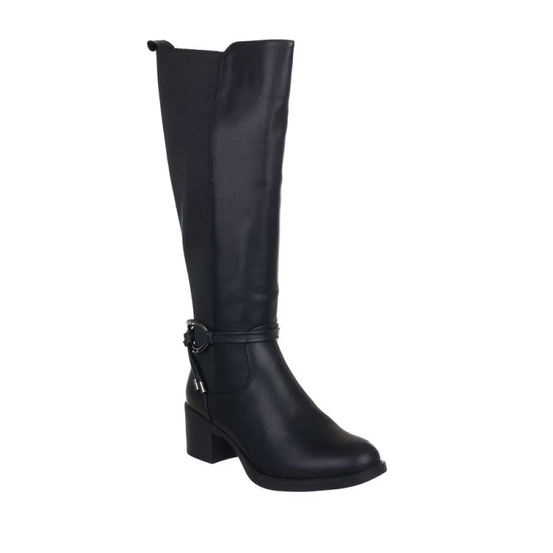 Botas Planas Zapp 25579 Mujer Negro