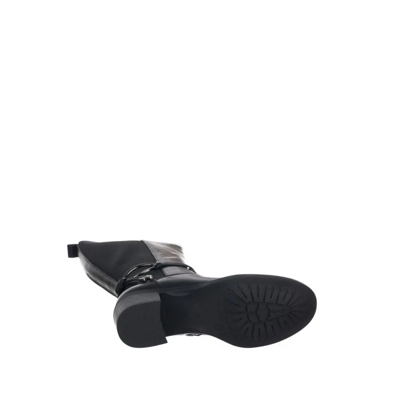 Botas Planas Zapp 25579 Mujer Negro
