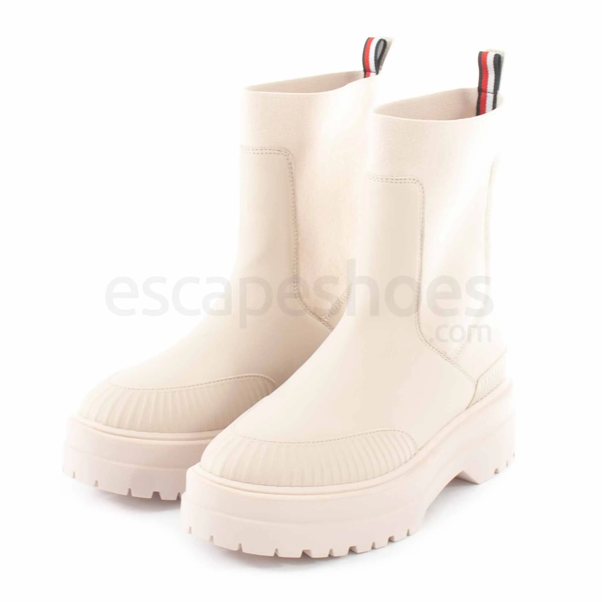 Botas TOMMY HILFIGER Feminine Rubberized Thermo Cashmere Creme