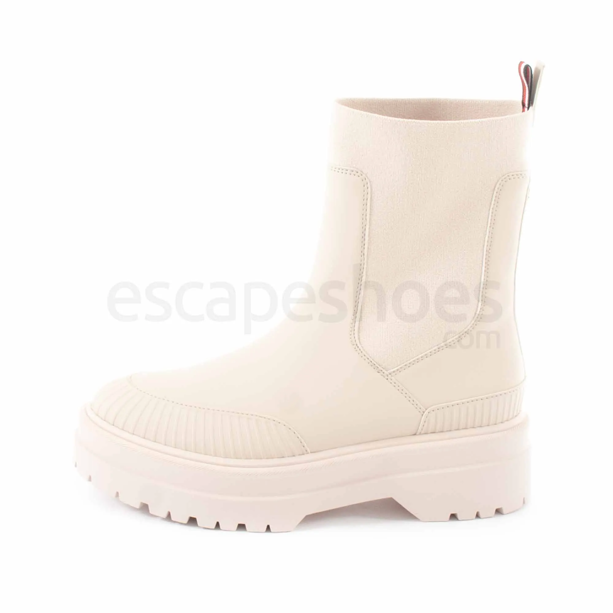 Botas TOMMY HILFIGER Feminine Rubberized Thermo Cashmere Creme