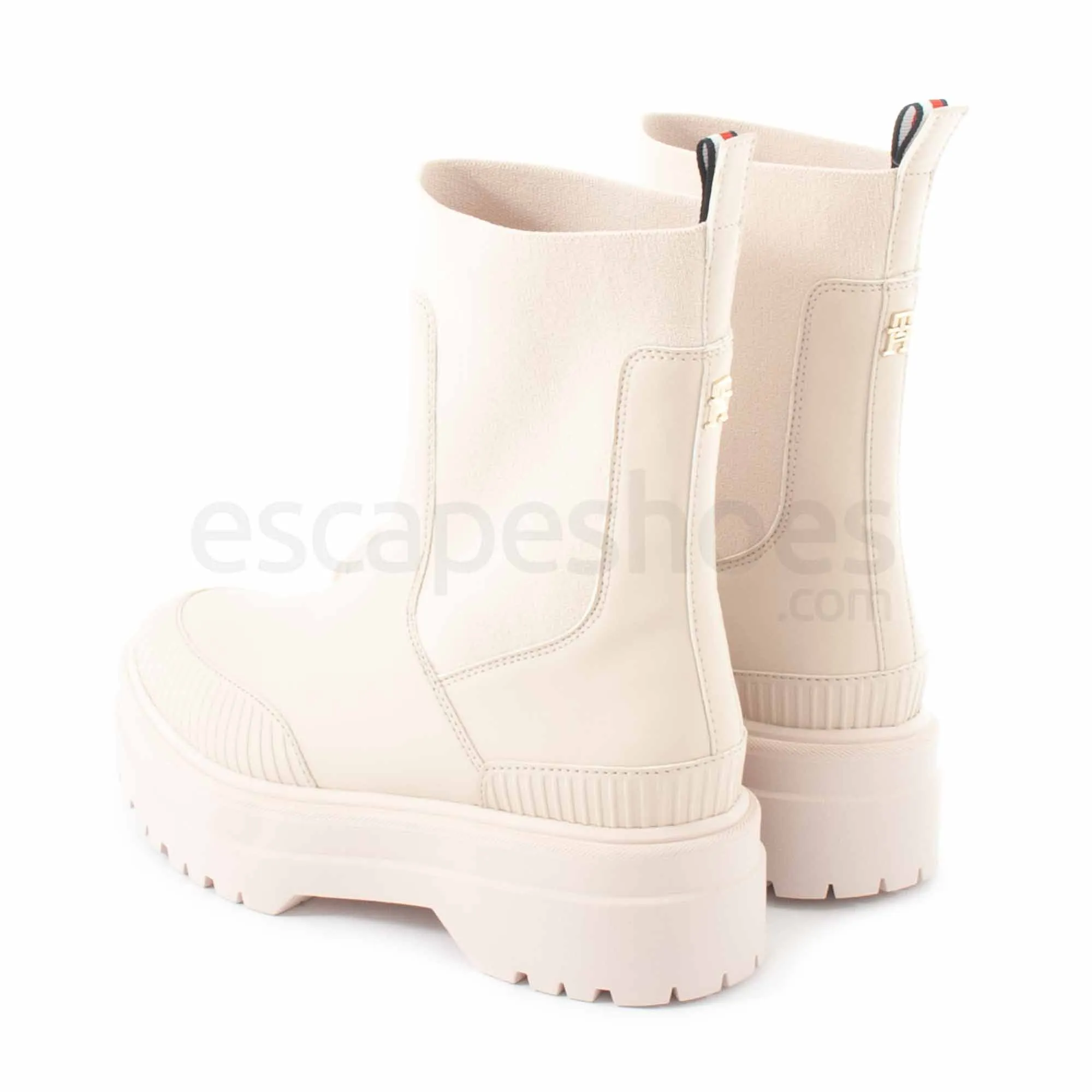 Botas TOMMY HILFIGER Feminine Rubberized Thermo Cashmere Creme