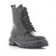 Botines LEVIS KIDS negras de cordones con suela de goma y cremallera lateral