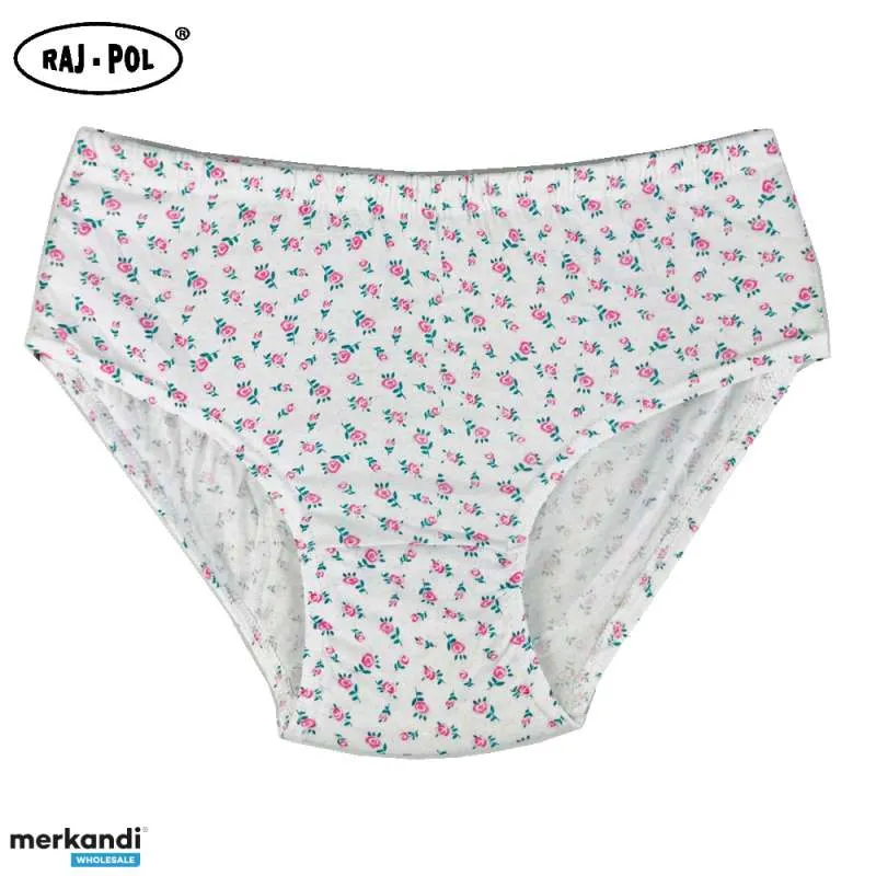 BRAGAS DE ALGODÓN ESTÁNDAR MUJER  MEZCLA DE MODELOS CON ESTAMPADO FLORAL
