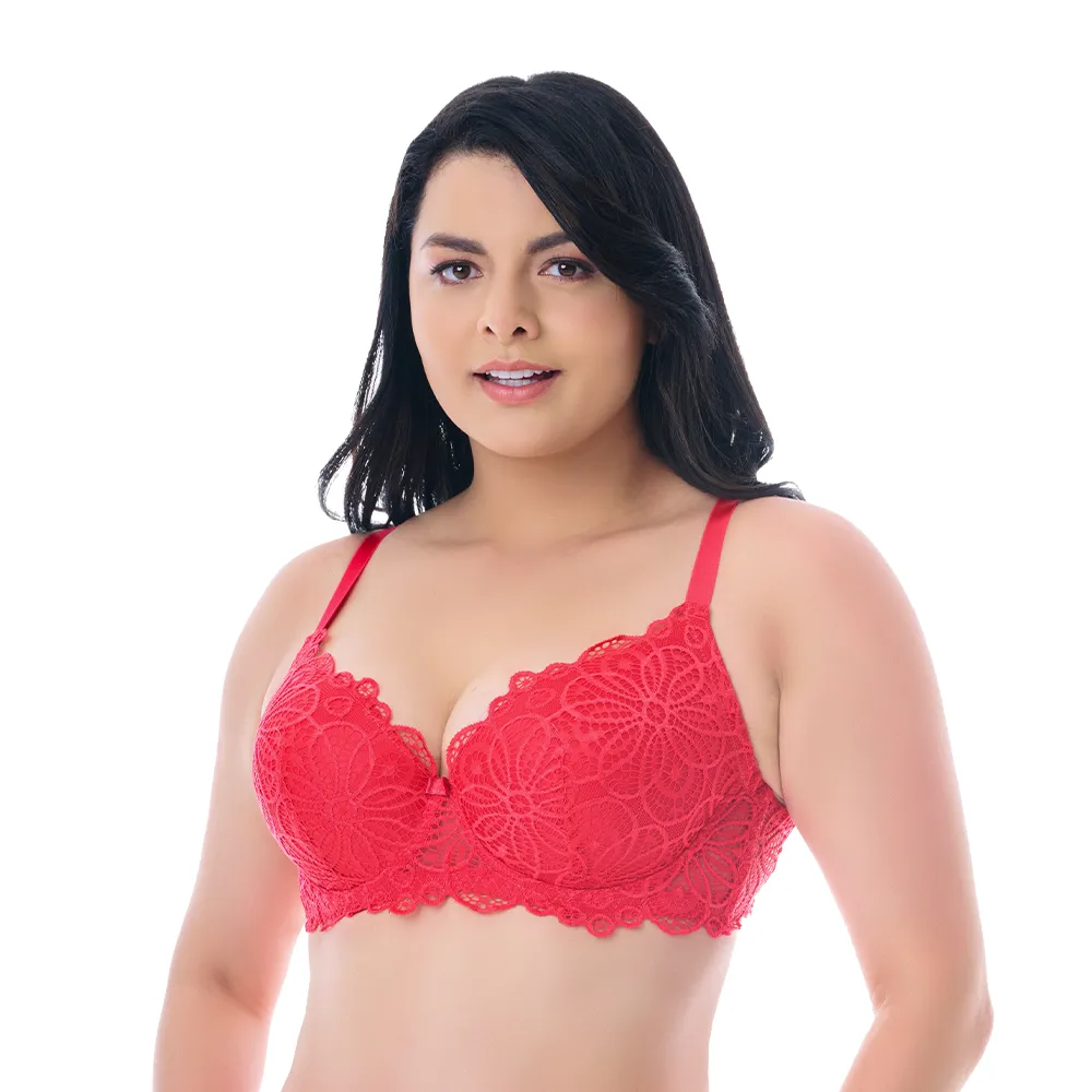 Brasier coordinable de talla extra con encaje  24443 Carnival